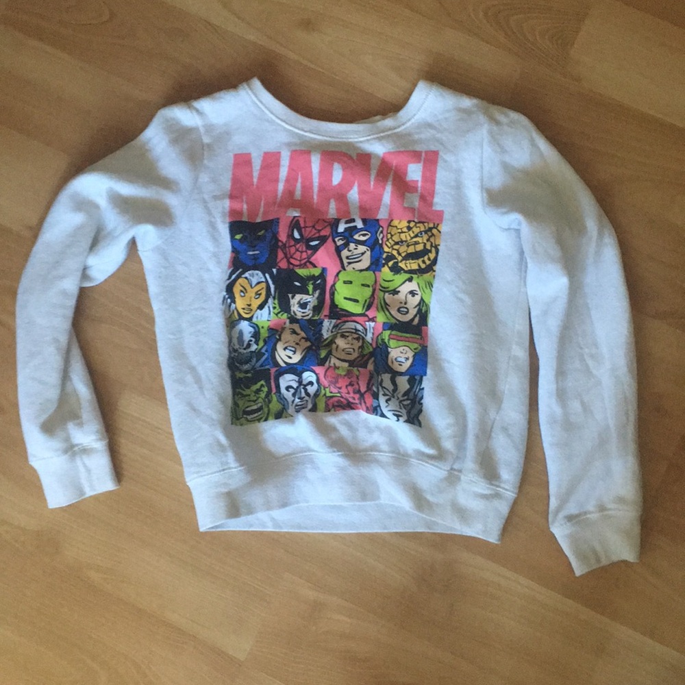 Marvel Characters Fleece Sweater